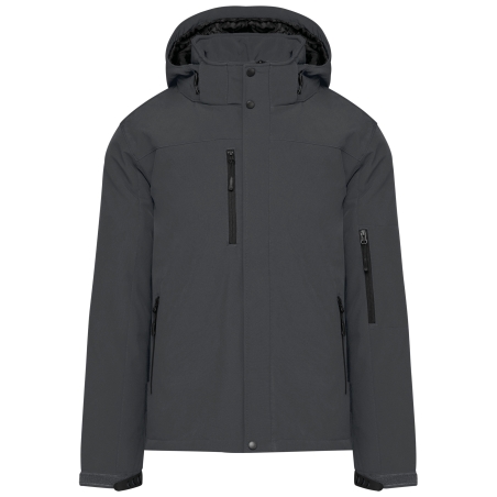 Parka softshell doublée capuche homme