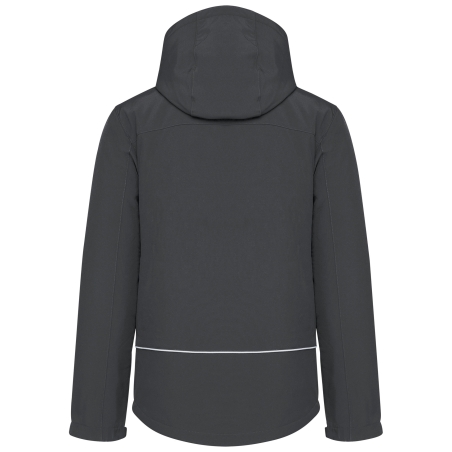 Parka softshell doublée capuche homme