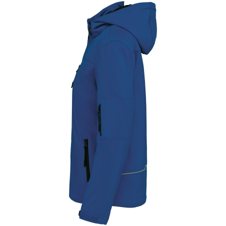 Parka softshell doublée capuche femme