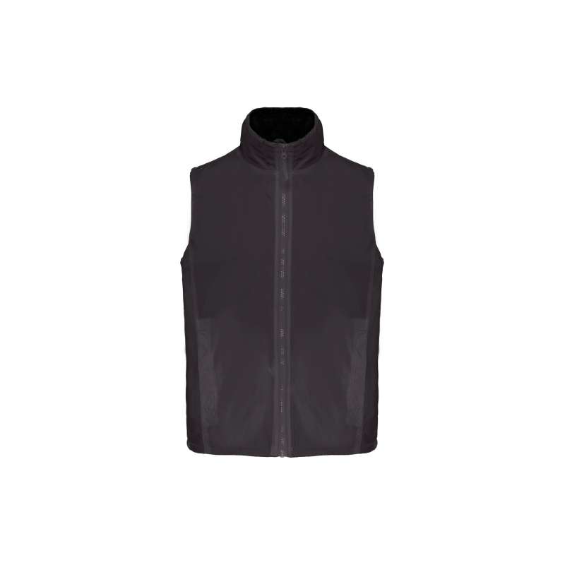 Bodywarmer doublé polaire unisexe