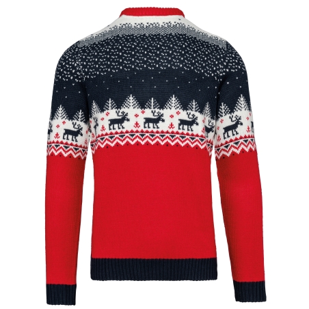 Pullover col rond de Noël unisexe