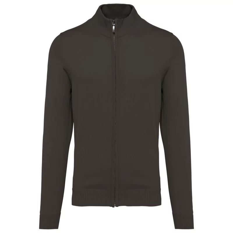 Cardigan zippé homme