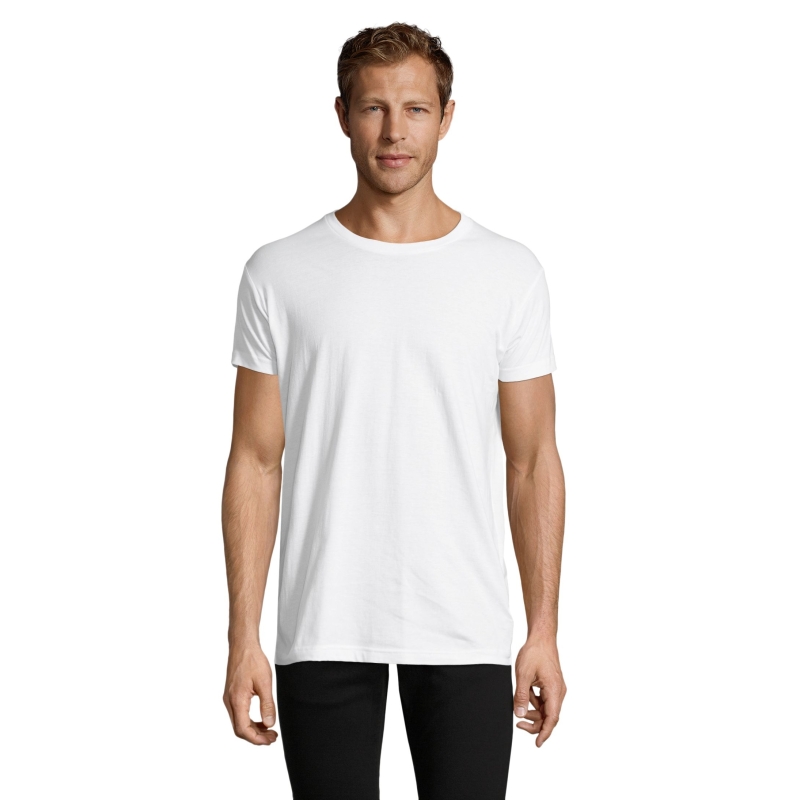 TEE-SHIRT HOMME COL ROND AJUSTÉ