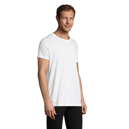 TEE-SHIRT HOMME COL ROND AJUSTÉ