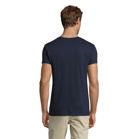 TEE-SHIRT HOMME COL ROND AJUSTÉ