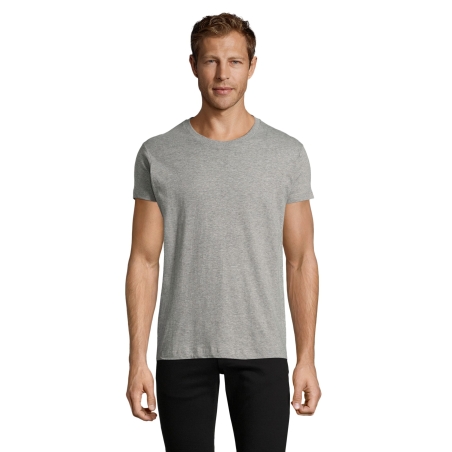 TEE-SHIRT HOMME COL ROND AJUSTÉ