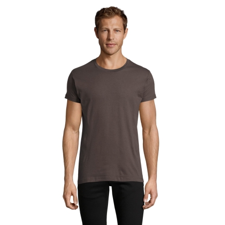 TEE-SHIRT HOMME COL ROND AJUSTÉ