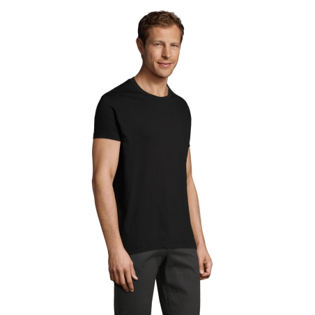 TEE-SHIRT HOMME COL ROND AJUSTÉ