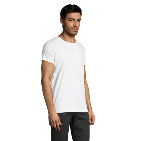 TEE-SHIRT HOMME COL ROND AJUSTÉ