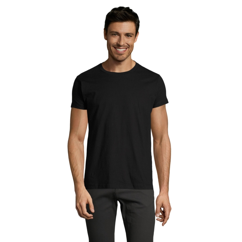 TEE-SHIRT HOMME COL ROND AJUSTÉ