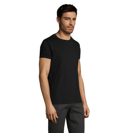 TEE-SHIRT HOMME COL ROND AJUSTÉ