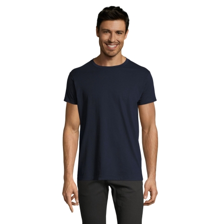 TEE-SHIRT HOMME COL ROND AJUSTÉ