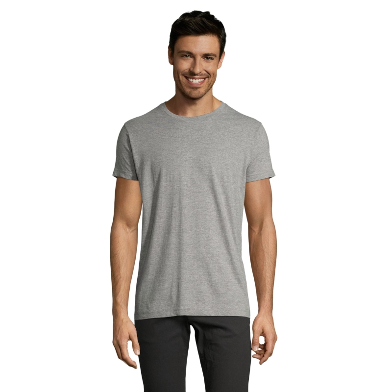 TEE-SHIRT HOMME COL ROND AJUSTÉ