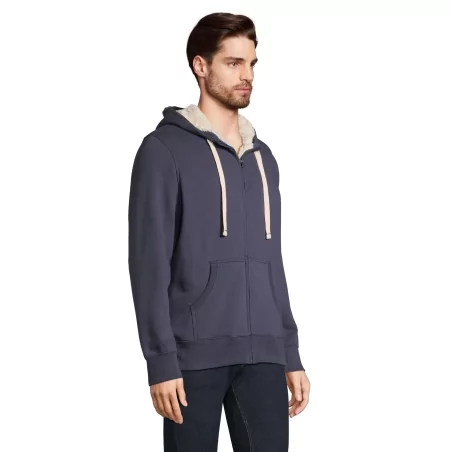 VESTE ZIPPÉE UNISEXE DOUBLÉE SHERPA