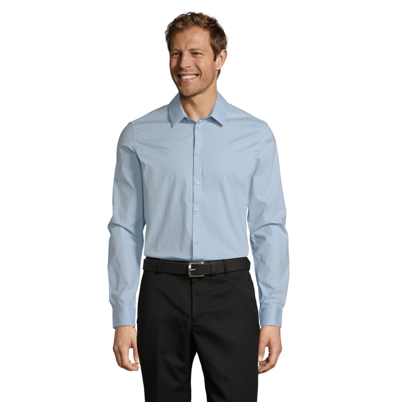 CHEMISE HOMME STRETCH MANCHES LONGUES