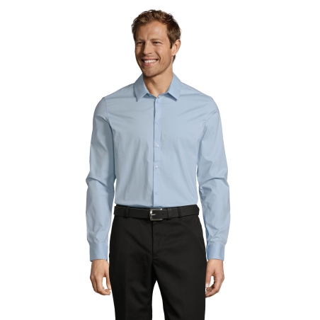 CHEMISE HOMME STRETCH MANCHES LONGUES