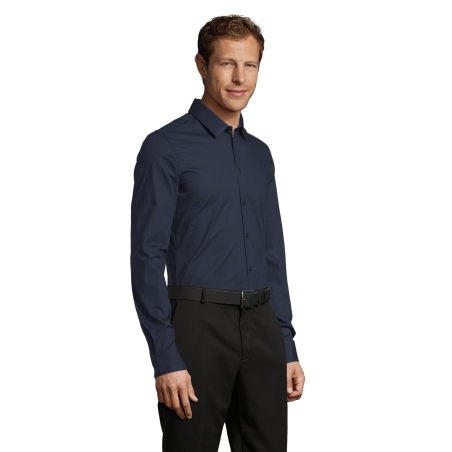 CHEMISE HOMME STRETCH MANCHES LONGUES