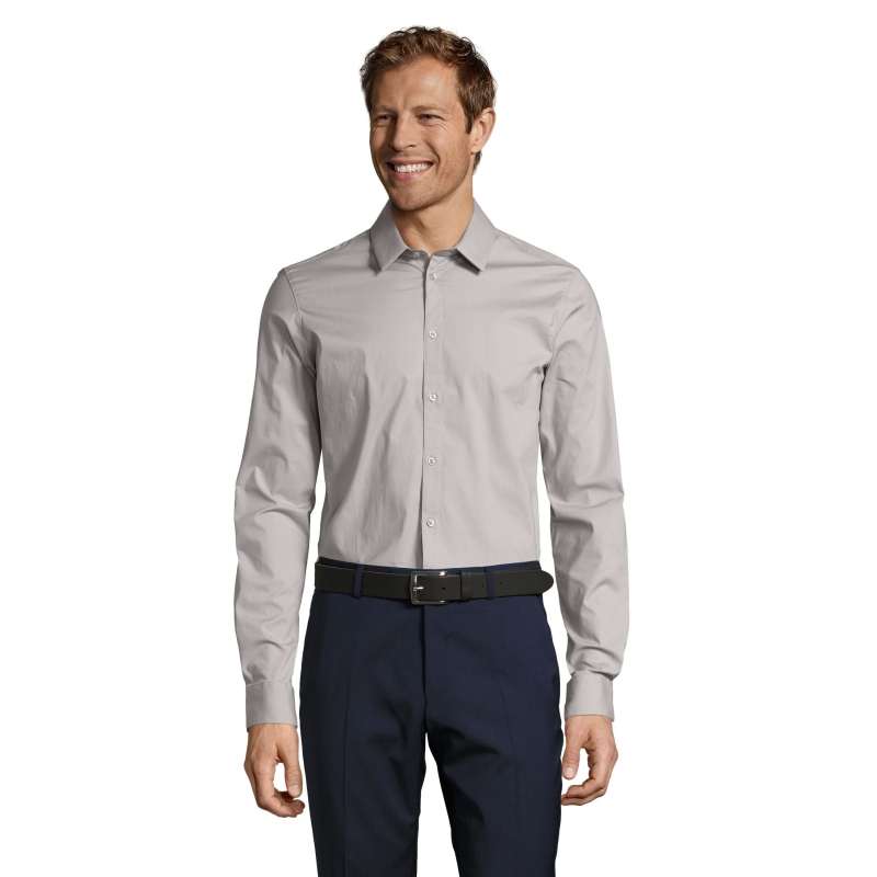 CHEMISE HOMME STRETCH MANCHES LONGUES