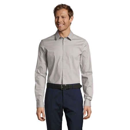 CHEMISE HOMME STRETCH MANCHES LONGUES