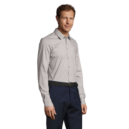 CHEMISE HOMME STRETCH MANCHES LONGUES