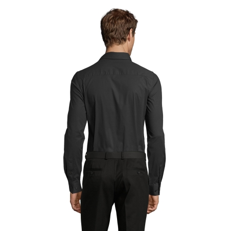 CHEMISE HOMME STRETCH MANCHES LONGUES