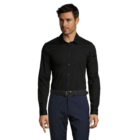 CHEMISE HOMME STRETCH MANCHES LONGUES