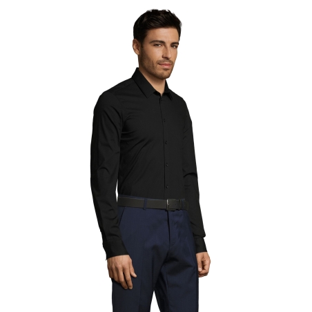 CHEMISE HOMME STRETCH MANCHES LONGUES