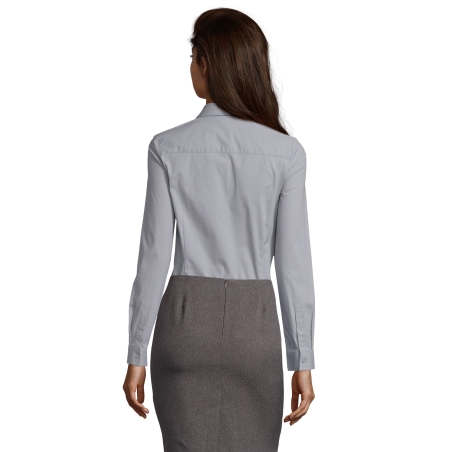 CHEMISE FEMME STRETCH MANCHES LONGUES