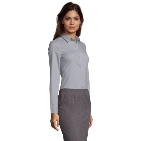 CHEMISE FEMME STRETCH MANCHES LONGUES