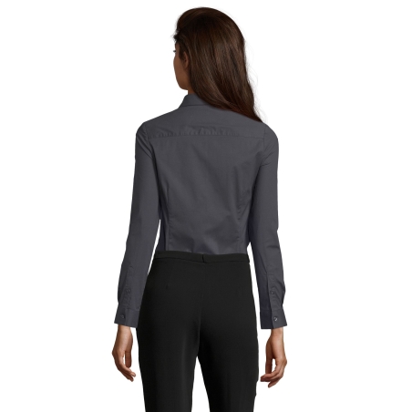 CHEMISE FEMME STRETCH MANCHES LONGUES