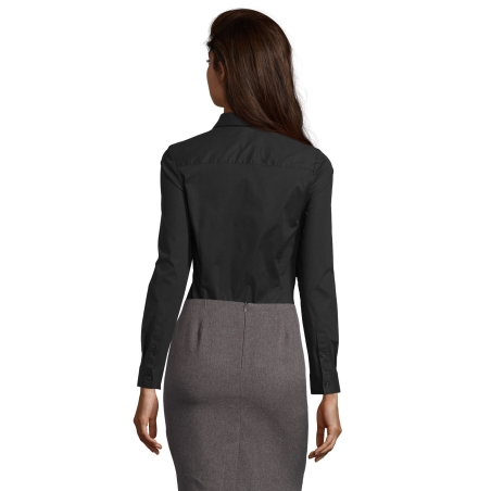 CHEMISE FEMME STRETCH MANCHES LONGUES