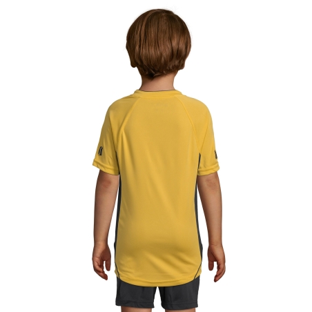 MAILLOT TRAVAILLÉ ENFANT MANCHES COURTES