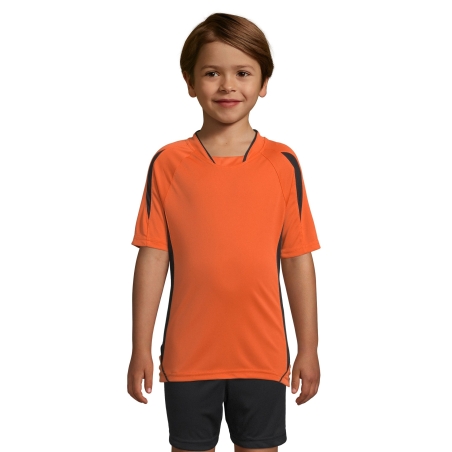 MAILLOT TRAVAILLÉ ENFANT MANCHES COURTES