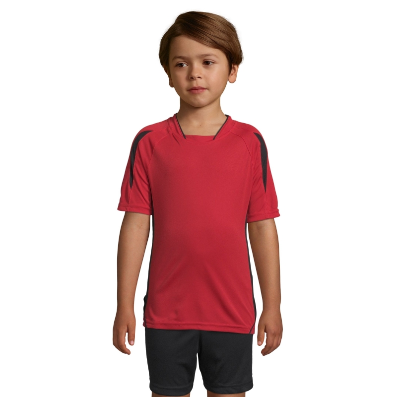 MAILLOT TRAVAILLÉ ENFANT MANCHES COURTES