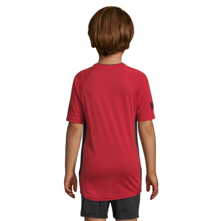 MAILLOT TRAVAILLÉ ENFANT MANCHES COURTES