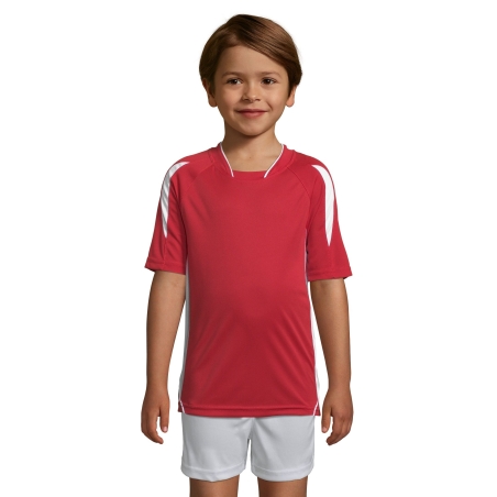 MAILLOT TRAVAILLÉ ENFANT MANCHES COURTES