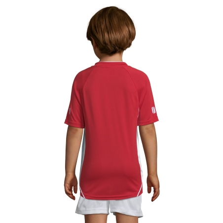 MAILLOT TRAVAILLÉ ENFANT MANCHES COURTES