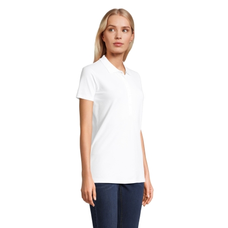 POLO COTON ÉLASTHANNE FEMME