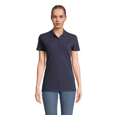 POLO COTON ÉLASTHANNE FEMME