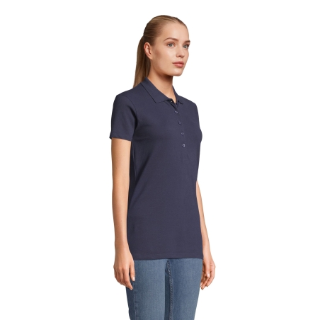 POLO COTON ÉLASTHANNE FEMME