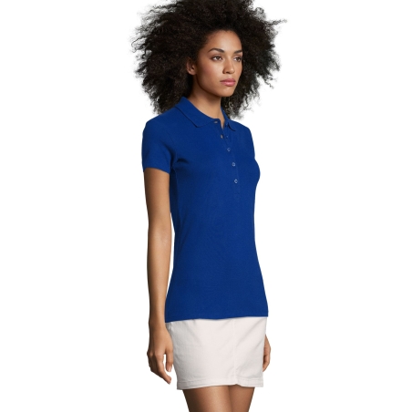 POLO COTON ÉLASTHANNE FEMME