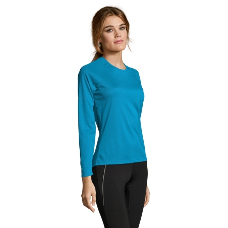 TEE-SHIRT SPORT FEMME MANCHES LONGUES