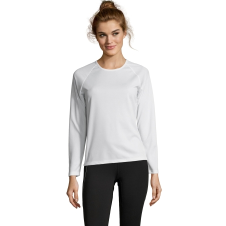 TEE-SHIRT SPORT FEMME MANCHES LONGUES