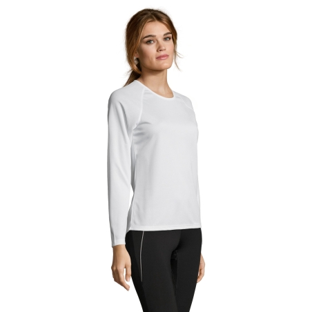 TEE-SHIRT SPORT FEMME MANCHES LONGUES