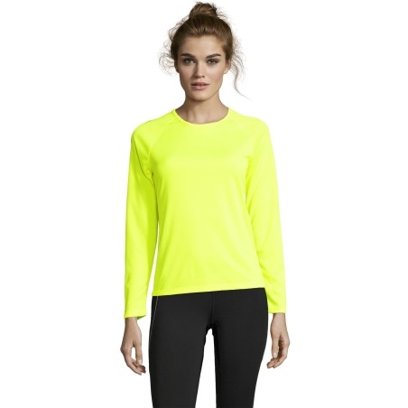 TEE-SHIRT SPORT FEMME MANCHES LONGUES