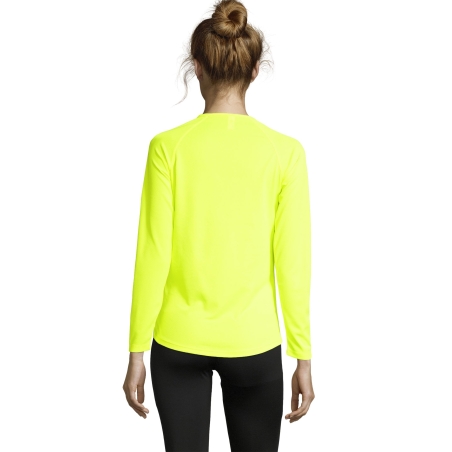 TEE-SHIRT SPORT FEMME MANCHES LONGUES