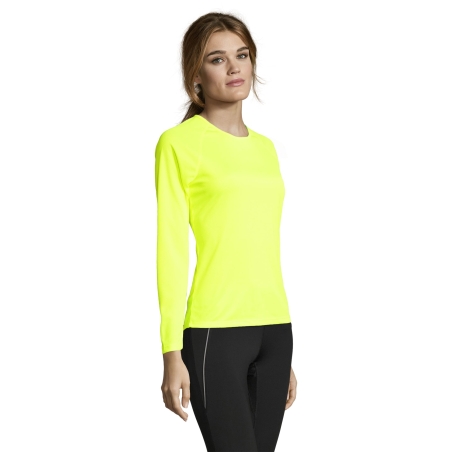 TEE-SHIRT SPORT FEMME MANCHES LONGUES