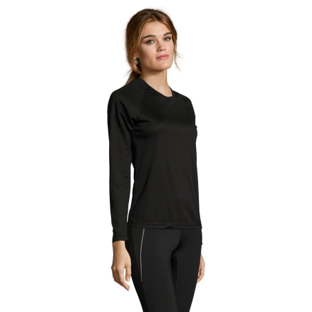 TEE-SHIRT SPORT FEMME MANCHES LONGUES