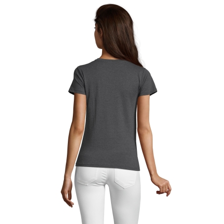 TEE-SHIRT FEMME COL ROND AJUSTÉ