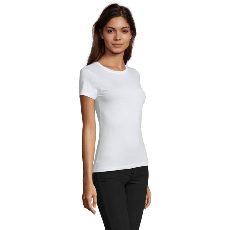 TEE-SHIRT FEMME COL ROND AJUSTÉ